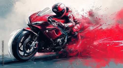 Sport motorcycle abstract background photo