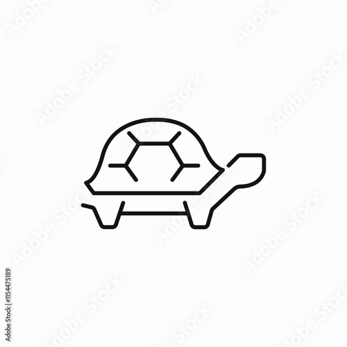 turtle slow icon sign vector