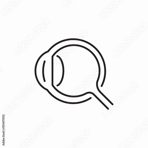 eye organ icon sign vector