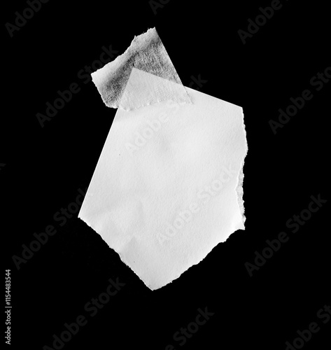 Wallpaper Mural sheet of torn rip paper with masking tape Torontodigital.ca