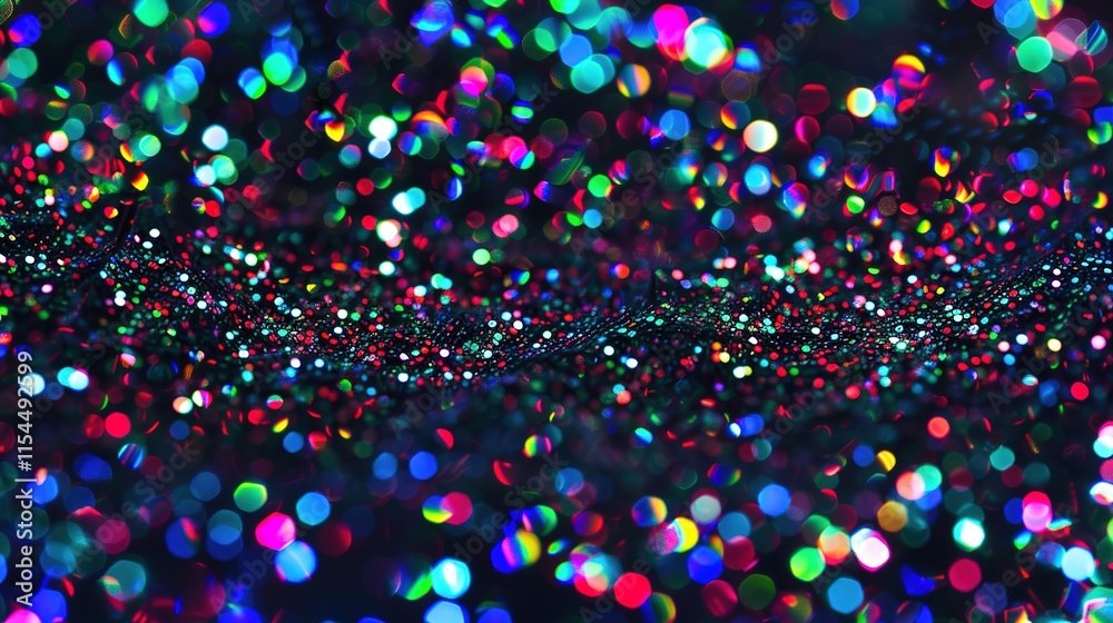 Naklejka premium Holographic foil holographic fantasy texture