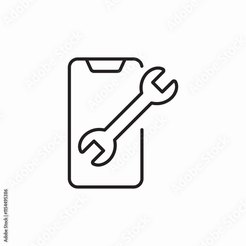phone service icon sign vector