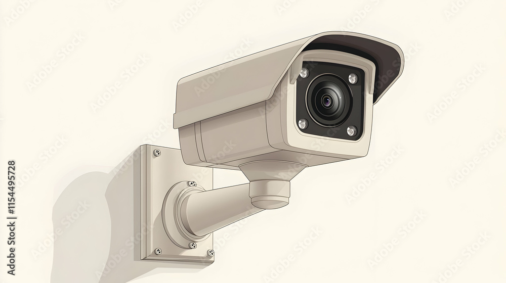Security Camera Illustration Security Camera Illustration