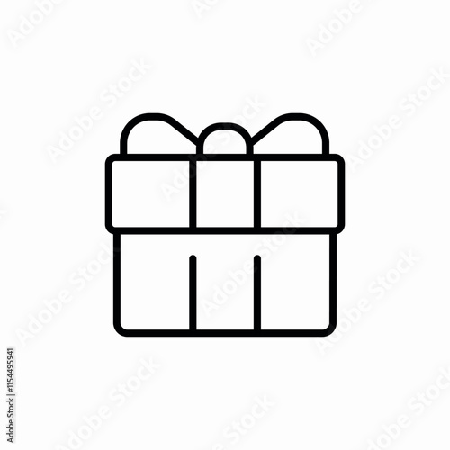 present gift icon sign vector