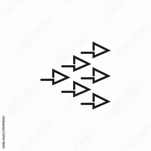 arrows move icon sign vector