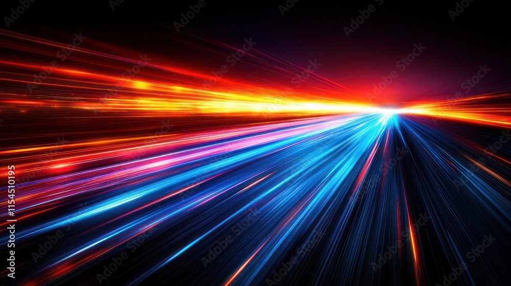 Abstract light streaks, speed, motion blur. Abstract light streaks, speed, motion blur.