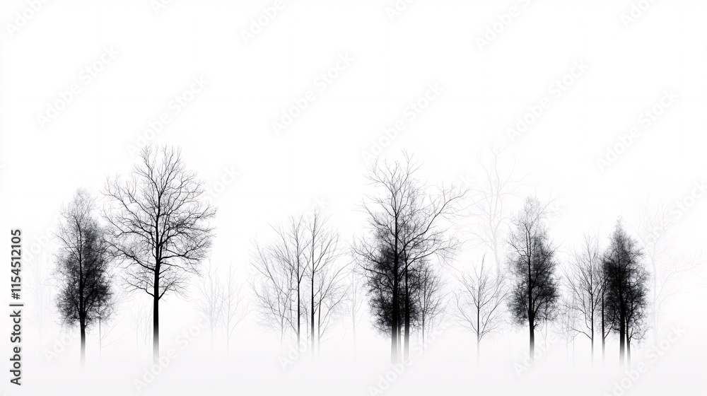 Obraz premium Silent trees