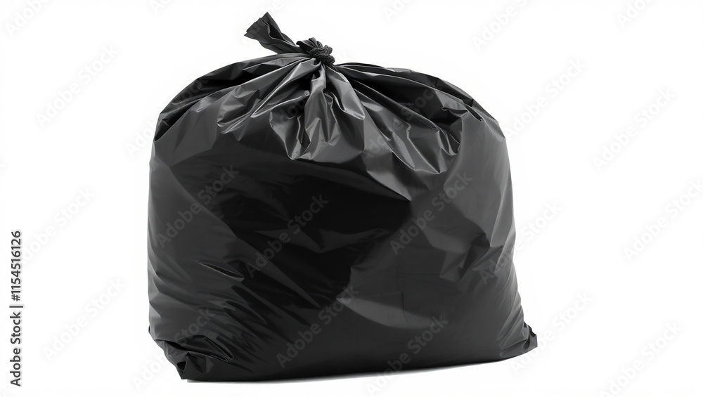 Full Black Garbage Bag Full Black Garbage Bag