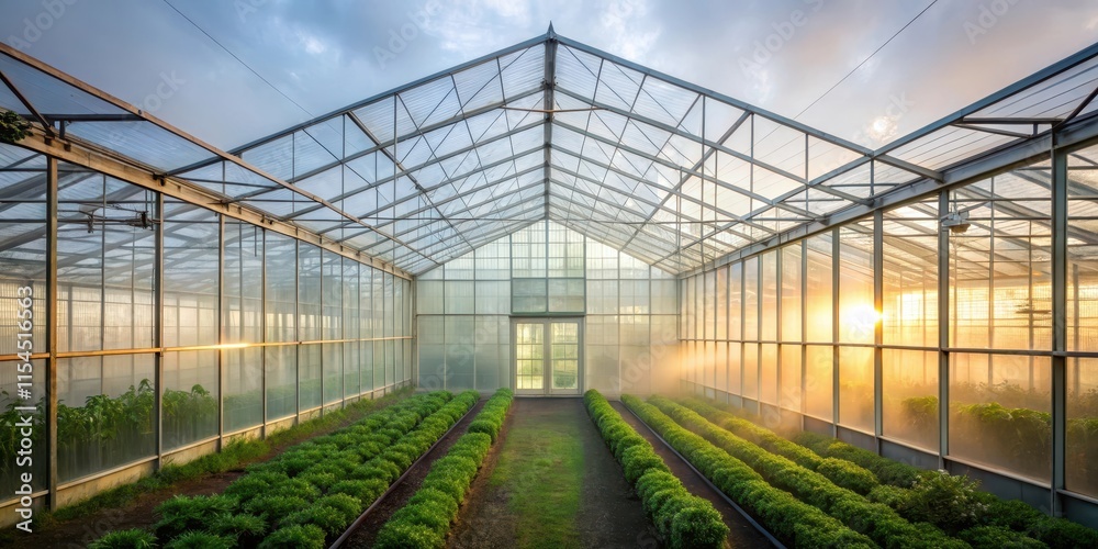 Greenhouse with a misty atmosphere , greenhouse, misty atmosphere, foggy greenhouse Greenhouse with a misty atmosphere , greenhouse, misty atmosphere, foggy greenhouse