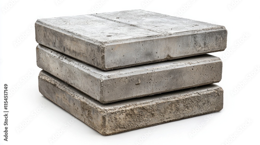 Stacked Concrete Blocks in Geometric Arrangement for Minimal Design Backdrop Stacked Concrete Blocks in Geometric Arrangement for Minimal Design Backdrop