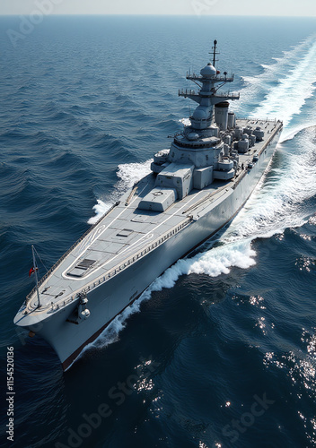 Canvas-taulu advanced technology showcased futuristic battleships innovative