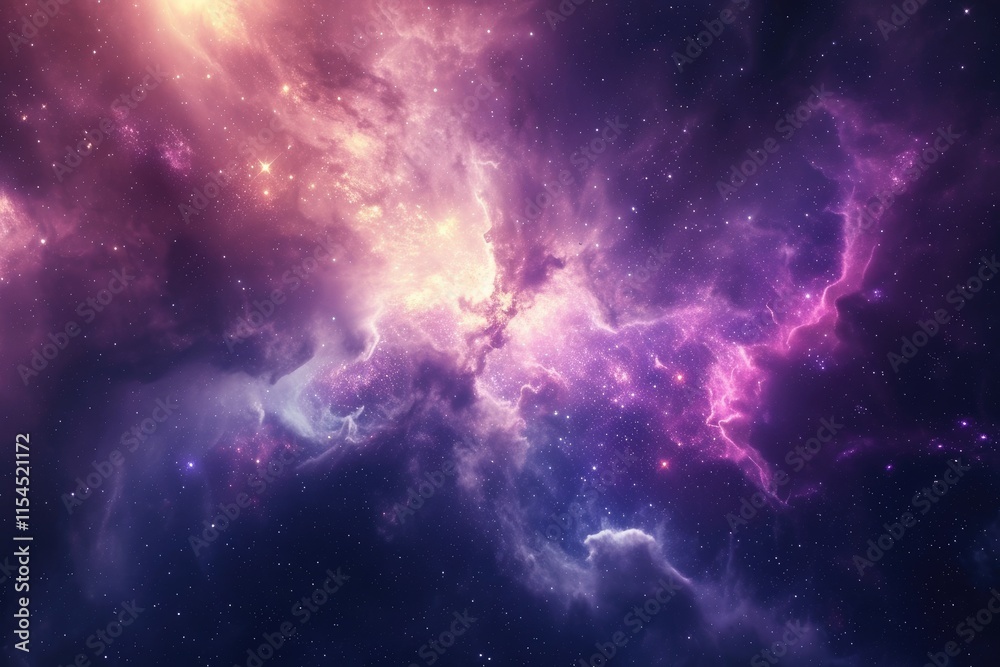 Fototapeta premium Background design image of the beauty of the outer space galaxy, this image can be used as wallpaper for hang phones, laptops and can be used for other needs
