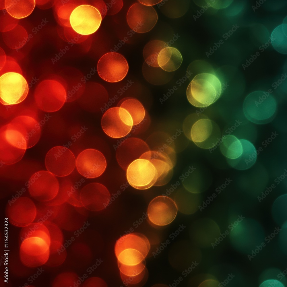 Obraz premium Colorful background with red, yellow and green circles