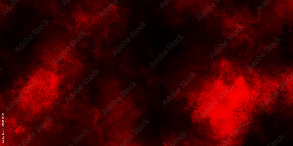 Liquid smoke rising mist or smog brush effect grunge texture, Abstract grainy and grunge Smoke Like Clouds, red and black smoke texture with clouds, grunge Red steam on a black background.