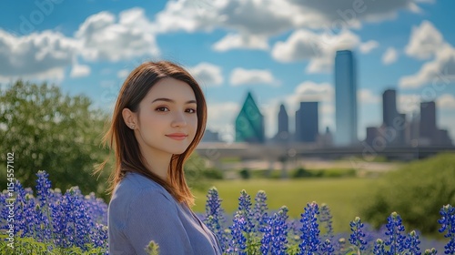 Beauty in Nature with Dallas Skyline in Background