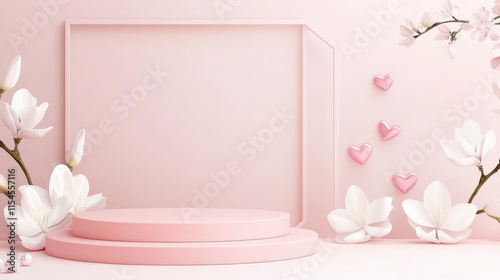 3D rendering e-commerce product exhibition booth