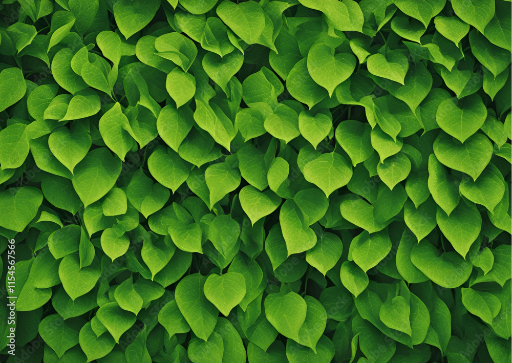 Lush Green Leaves Background Nature Texture Lush Green Leaves Background Nature Texture