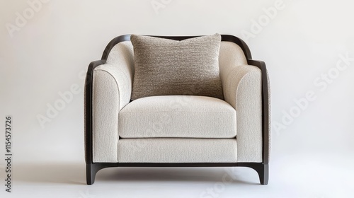 Elegant Contemporary Chair in Neutral Tones
