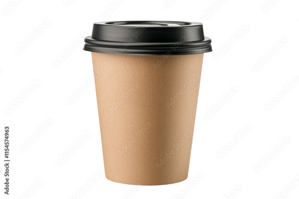 A coffee cup with a lid on top A coffee cup with a lid on top