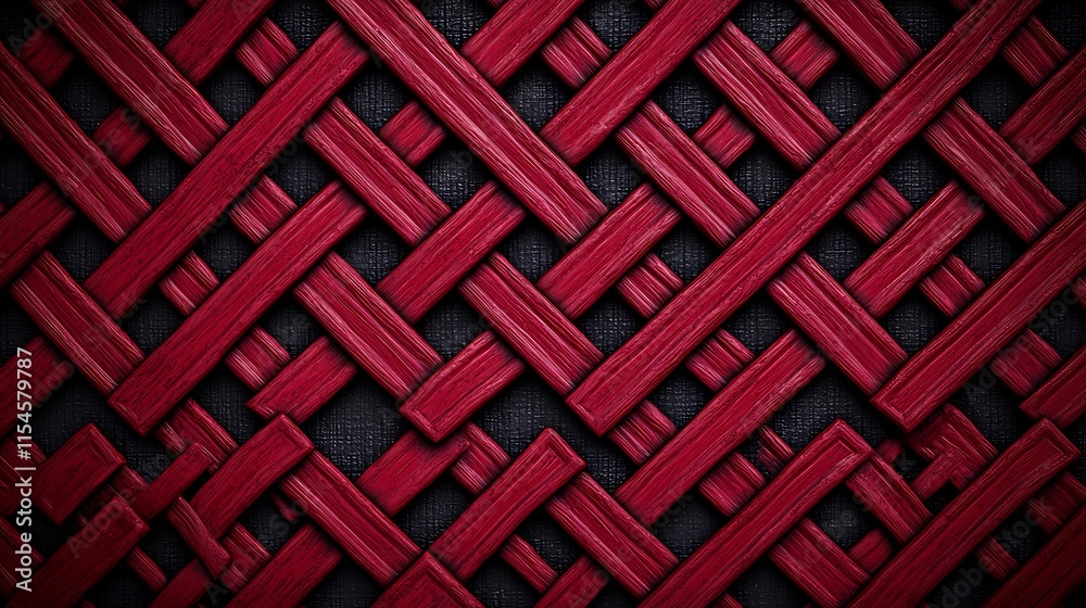 Abstract red woven texture background. Abstract red woven texture background.