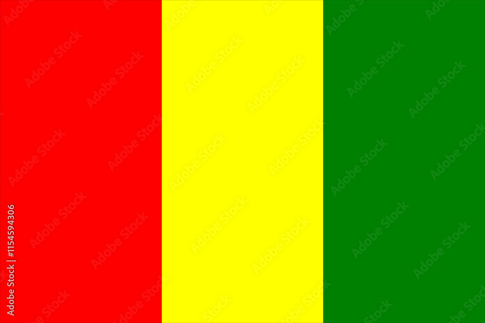 Fototapeta premium Guinea flag