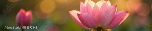 Delicate petals unfolding in soft morning light, elegance, botanical