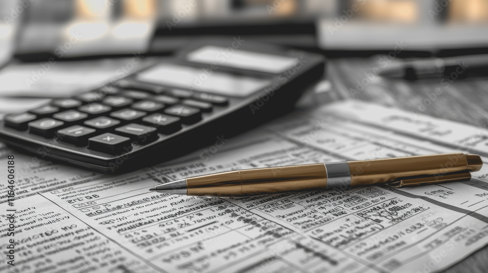 Tax Submit Government Process Document Preparation with Pen Calculator and Paper Financial Planning Accounting Taxation Office Work Professional Services Tax Submit Government Process Document Preparation with Pen Calculator and Paper Financial Planning Accounting Taxation Office Work Professional Services