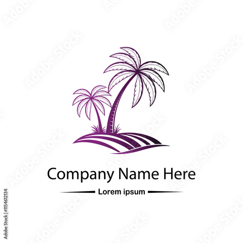 Palm tree logo