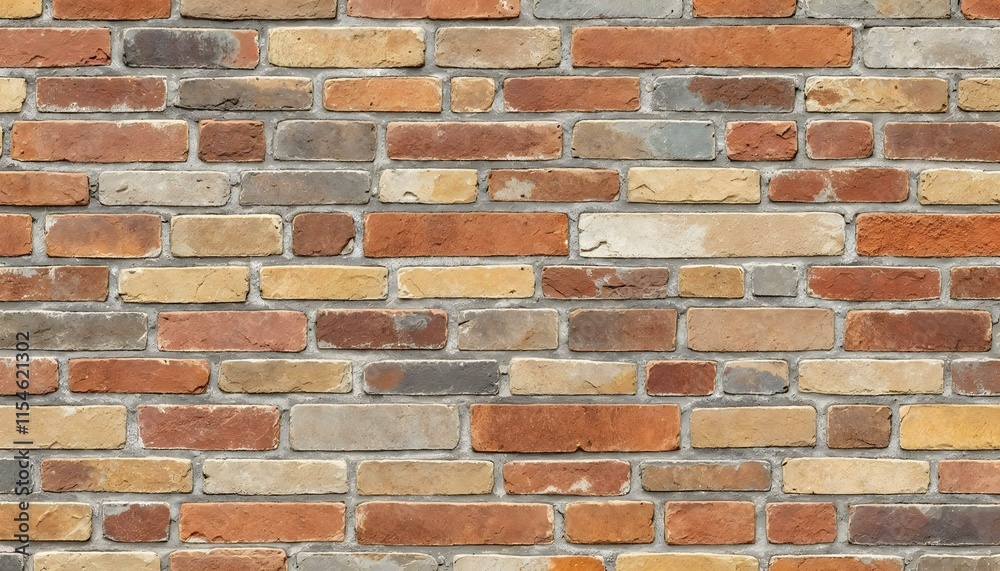 Brick wall in classic style in brown and red colors, representing texture Brick wall in classic style in brown and red colors, representing texture