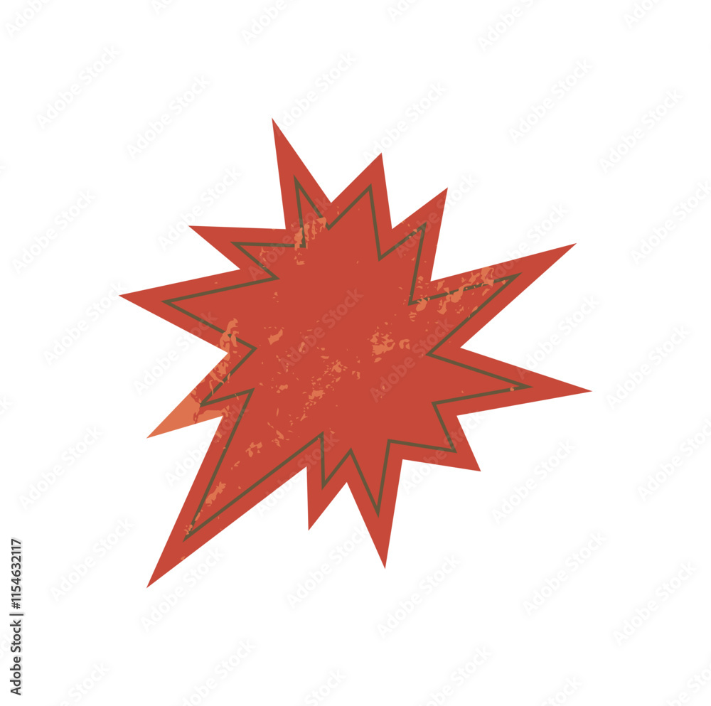 Bold brutalist star sticker. Abstract shape with grunge texture. Modern icon and playful figure, this design embodies y2k aesthetics. Perfect for graphic applications and contemporary decoration. Bold brutalist star sticker. Abstract shape with grunge texture. Modern icon and playful figure, this design embodies y2k aesthetics. Perfect for graphic applications and contemporary decoration.