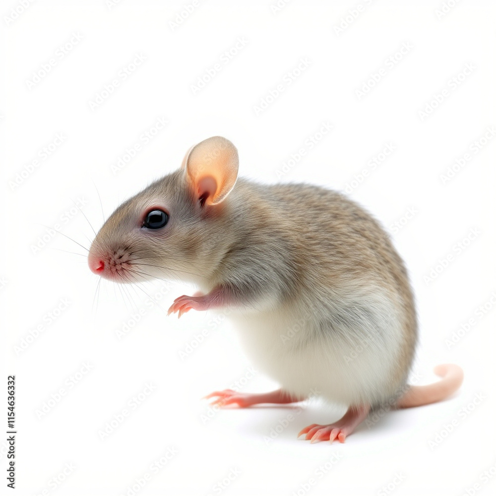 Mouse on white background - animal generation - Mouse on white background - animal generation -