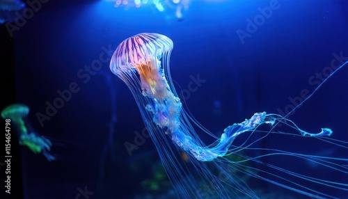 Stunning Jellyfish Underwater Photo - Underwater photography photo