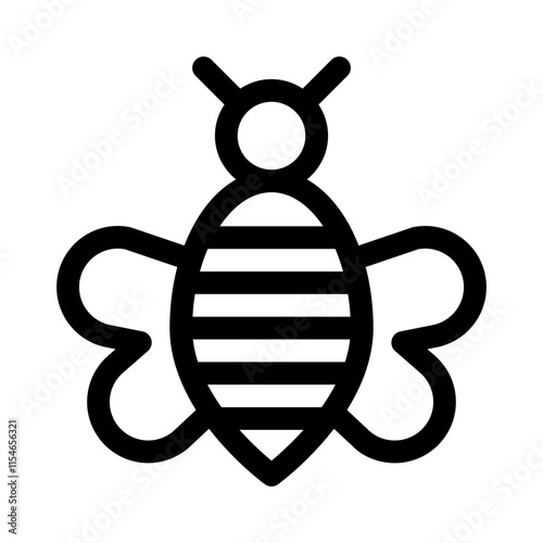 Bees line icon