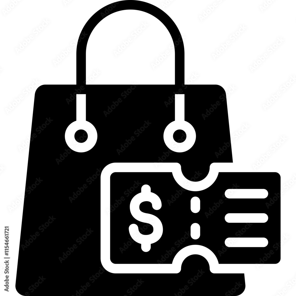 coupon icon illustration design with solid coupon icon illustration design with solid