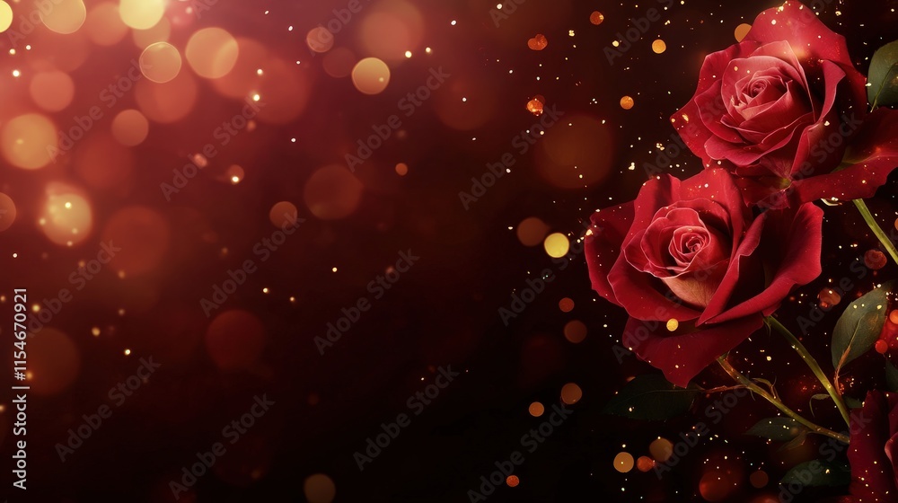 Valentine's Day or Wedding Background with Beautiful Roses. Concept for a romantic party invitation or love message. Premium and luxurious Ai-Generative.
Valentine's Day or Wedding Background with Beautiful Roses. Concept for a romantic party invitation or love message. Premium and luxurious Ai-Generative.