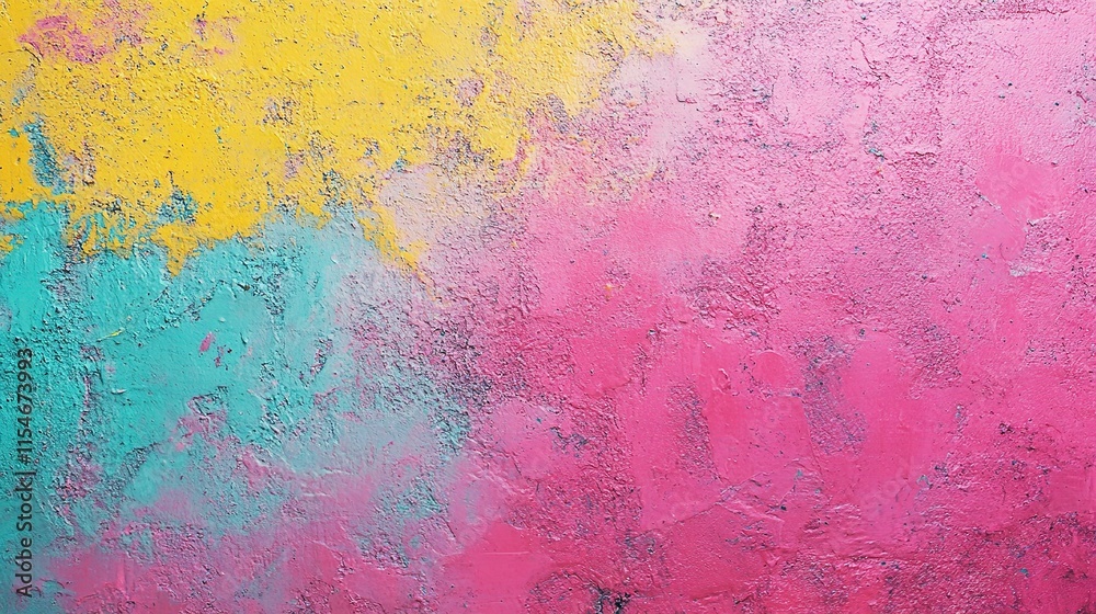 Vibrant Pink Yellow Turquoise Gradient Background with Texture Vibrant Pink Yellow Turquoise Gradient Background with Texture