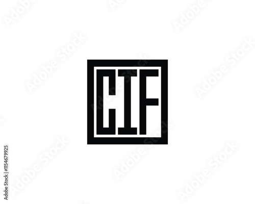 CIF logo design vector template. CIF photo