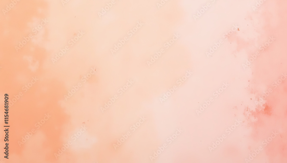 Fototapeta premium Pastel orange and pink textured paper with a gentle grunge effect for versatile artistic backgrounds