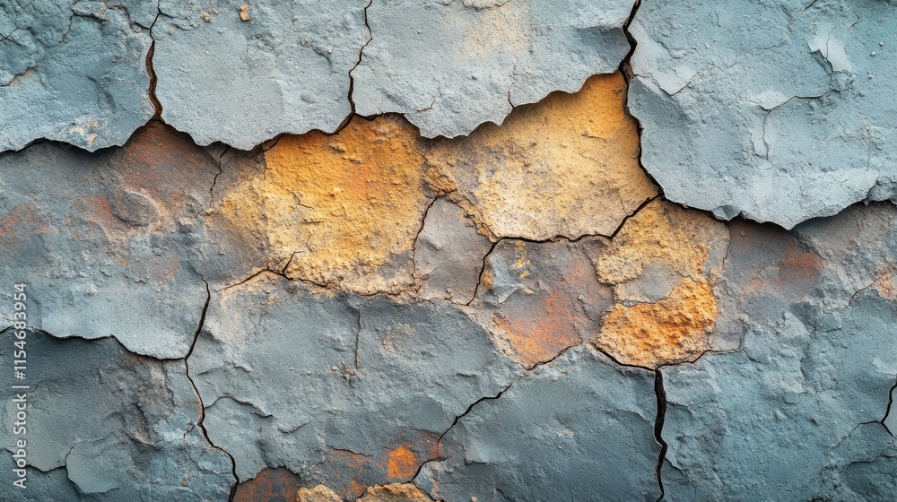 Cracked and Weathered Paint Texture: A Study in Rust and Decay Cracked and Weathered Paint Texture: A Study in Rust and Decay