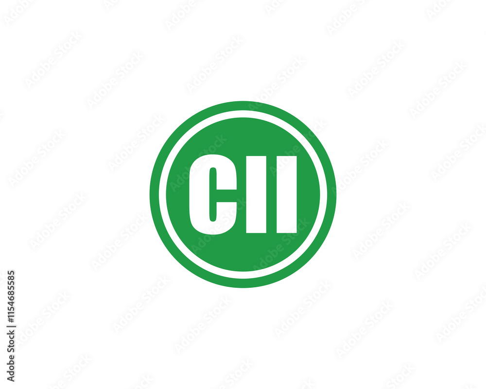 CII Logo design vector template. CII CII Logo design vector template. CII