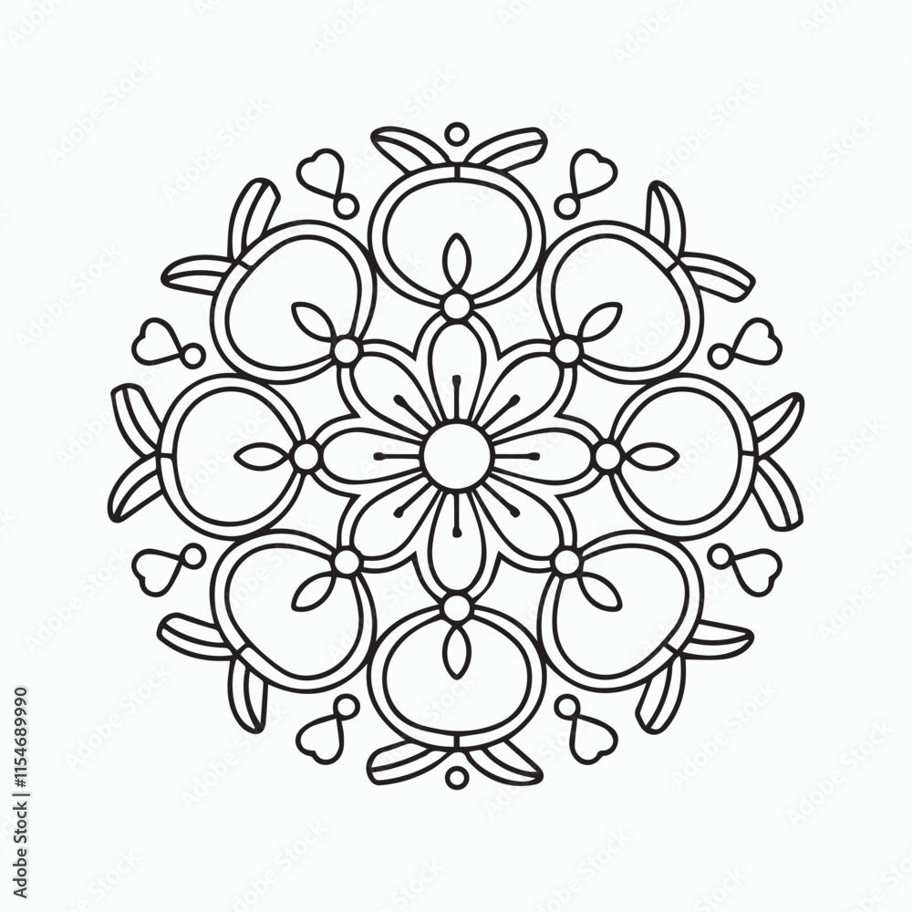 abstract floral ornament abstract floral ornament