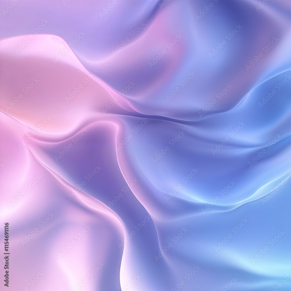 Fototapeta premium Abstract waves in fluid style in pink, purple, blue colors for backgrounds