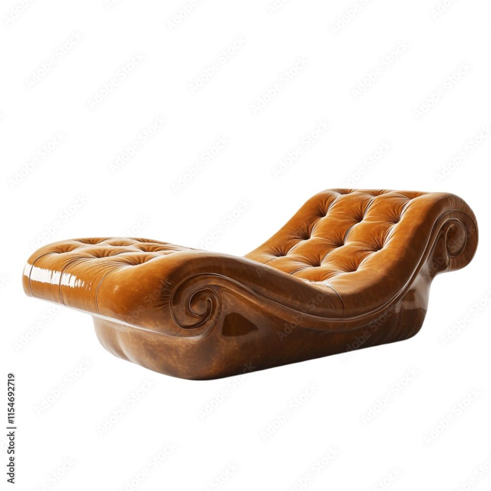 Obraz premium Sofa Isolated on Transparent Background