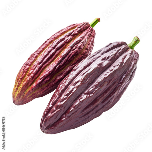 Wallpaper Mural Cacao fruit isolated on transparent background remove png, clipping path Torontodigital.ca