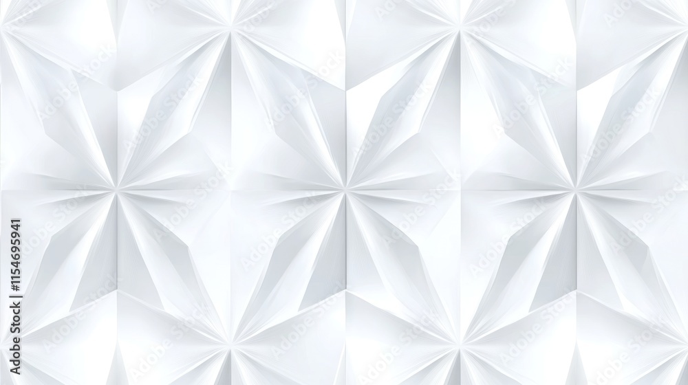 Abstract white geometric pattern. Abstract white geometric pattern.