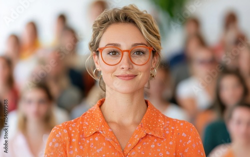 empathy marketing concept. A vibrant brand storytelling event where real customer stories foster genuine emotional connections, empathy marketing connection human connection