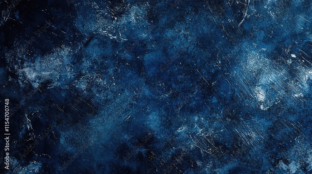 Dark Blue Abstract Background with Graphic Elements and Texture