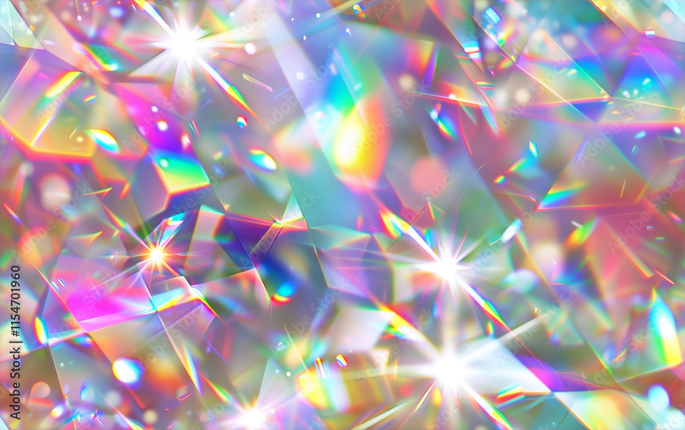 Colorful Abstract Glittering Light Sparkles Prism Colorful Abstract Glittering Light Sparkles Prism
