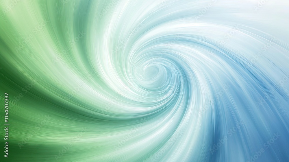 Swirling Gradient in Soft Greens and Blues for Abstract Background Swirling Gradient in Soft Greens and Blues for Abstract Background