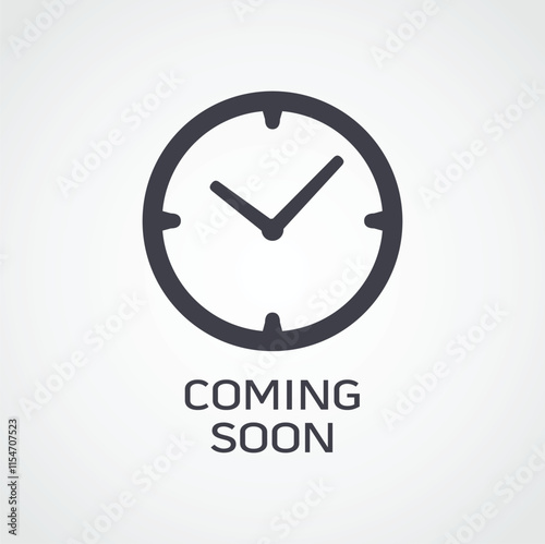 Coming soon with a clock
